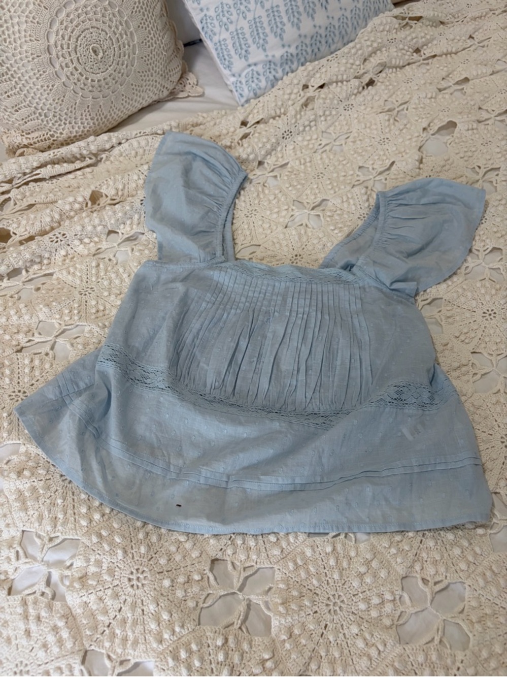 NWT And Now This Light Blue Top.